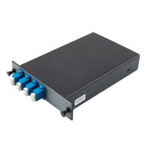 Passive CWDM, Single LGX Mux, 4CH w/ 20nm spacing, start ch 1470nm, LC/UPC, w/ MON (1%) & Pass, Single fiber
