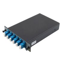Passive CWDM, Single LGX Mux, 8 Ch 20nm space, start ch 1470nm, LC/UPC, w/ MON (1%) & Pass, Single fiber
