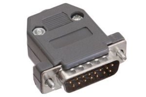 DB15 Male Crimp Connector Kit - Plastic