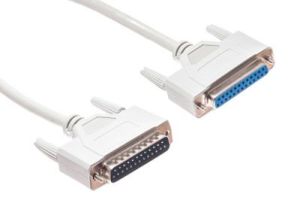 DB25 Male to DB25 Female Extension Serial Cable
