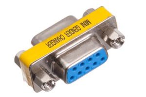 DB9 Female to DB9 Female Low Profile Gender Changer