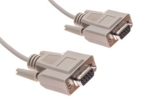 DB9 Female to DB9 Female Null Modem Serial Cable 