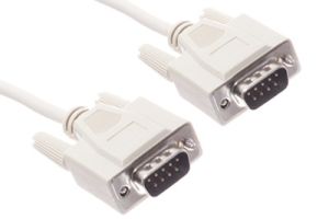 DB9 Male to DB9 Male Null Modem Cable - 6 FT