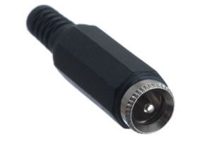 DC Power Female Solder Connector - 2.1mm I.D. - 5.5mm O.D.