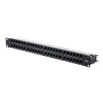 1U Cat6A 48 Port Unshielded Patch Panel
