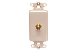 ICC F-Type Decora Insert - 1 Port