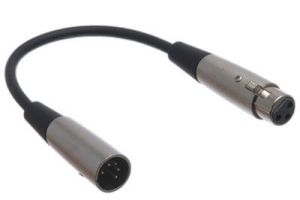 Hosa XLR 3 Pin Female to XLR 5 Pin Male Adapter