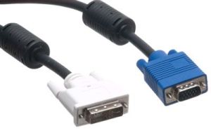 DVI-A Male to VGA Male Analog Video Cable