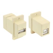 L-com USB Adapter A-B, Ivory