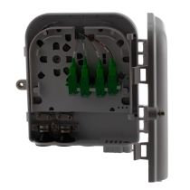 ShowMeCables Splitter Distribution Box 8 Ports with 8 SC/APC SM Simplex Adapter and 1:8 SC/APC PLC Splitter