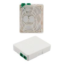 2 Port Optical Fiber Information Panel with SC/APC Pigtails and SC/APC Adapters