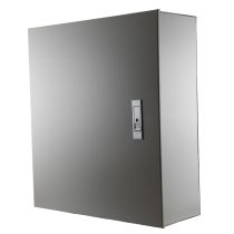 ShowMeCables Fully Loaded LC Fiber Enclosure Single Door Wall Mount, 72 LC/APC Duplex Adapters & 144 LC/APC Pigtails