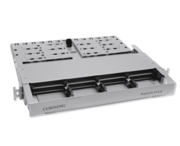 Corning EDGE Fiber Optic Fixed Rack Enclosure - HD-1 Rack Unit - 6 Modules