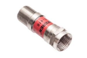 F-Type Male to Female DC Blocking Attenuator - 0-2000 MHz - 12 dB