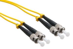 FC/FC 9/125 Singlemode Duplex Fiber Patch Cable - Plenum - OS1
