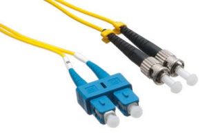 FC/SC 9/125 Singlemode Duplex Plenum Fiber Patch Cable - OS1 