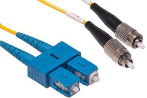 FC/SC 9/125 Singlemode Duplex Fiber Patch Cable - OS1