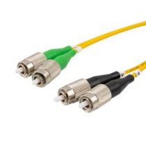 Fiber Optic Patch Cable FC/APC to FC/UPC Duplex - 9/125 Single mode OS2 - LSZH