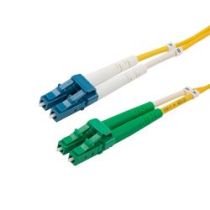 Fiber Optic Patch Cable LC/APC to LC/UPC Duplex - 9/125 Single mode OS2 - LSZH