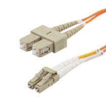 Fiber Optic Patch Cable LC to SC Duplex - 62.5/125 Multimode OM1 - LSZH