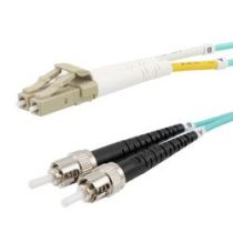 Fiber Optic Patch Cable LC to ST Duplex - 50/125 Multimode OM3 - LSZH