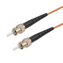 L-Com ST/ST 62.5/125 Multimode Simplex Fiber Patch Cable, LSZH, OM1