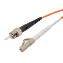L-Com LC/ST 50/125 Multimode Simplex Fiber Patch Cable, LSZH, OM2