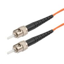 L-Com ST/ST 50/125 Multimode Simplex Fiber Patch Cable, LSZH, OM2