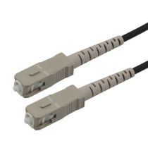 L-com Fiber Optic Patch Cord MM OM4 Simplex 3.0mm SC/UPC-SC/UPC Armored LSZH Black 