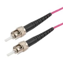 L-Com ST/ST 50/125 Multimode 40/100GB Simplex Fiber Patch Cable, LSZH, OM4