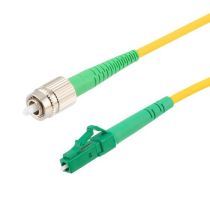 L-com Fiber Optic Patch Cable, Simplex Polarized Maintaining (PM), FC APC to LC APC, 1550nm, 3mm