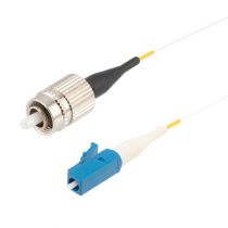 L-com Fiber Optic Patch Cable, Simplex Polarized Maintaining (PM), FC PC to LC PC, 1550nm, .25mm