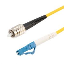 L-com Fiber Optic Patch Cable, Simplex Polarized Maintaining (PM), FC PC to LC PC, 1550nm, 3mm