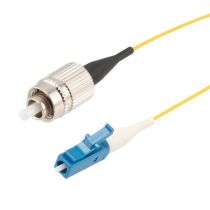 L-com Fiber Optic Patch Cable, Simplex Polarized Maintaining (PM), FC PC to LC PC, 1550nm, .9mm