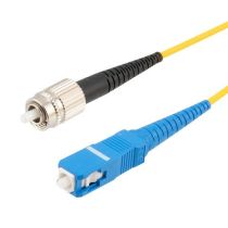 L-com Fiber Optic Patch Cable, Simplex Polarized Maintaining (PM), FC PC to SC PC, 1550nm, 2mm