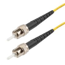 L-Com ST/ST 9/125 Single Mode Simplex Fiber Patch Cable, LSZH