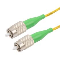 L-Com FC/APC to FC/APC 9/125 Single Mode Simplex Fiber Patch Cable, LSZH, OS2