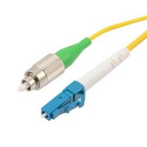 L-Com FC/APC to LC/UPC 9/125 Single Mode Simplex Fiber Patch Cable, LSZH, OS2