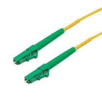 L-Com LC/APC to LC/APC 9/125 Single Mode Simplex Fiber Patch Cable, LSZH, OS2