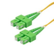 Fiber Optic Patch Cable SC/APC to SC/APC Duplex - 9/125 Single mode OS2 - LSZH