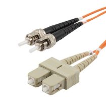 Fiber Optic Patch Cable SC to ST Duplex - 62.5/125 Multimode OM1 - LSZH
