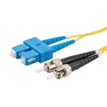Fiber Optic Patch Cable SC to ST Duplex - 9/125 Single mode OS1 - LSZH