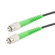 L-com Fiber Optic Patch Cord SM G652D Simplex FC/APC-FC/APC Armored 3.0mm LSZH Black