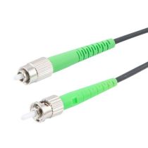 L-com Fiber Optic Patch Cord SM G652D Simplex FC/APC-ST/APC Armored 3.0mm LSZH Black