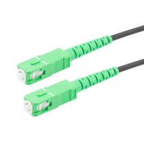 L-com Fiber Optic Patch Cord SM G652D Simplex SC/APC-SC/APC Armored 3.0mm LSZH Black