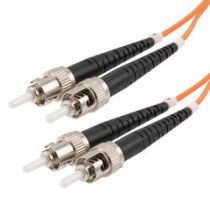 Fiber Optic Patch Cable ST to ST Duplex - 62.5/125 Multimode OM1 - LSZH