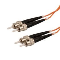 Fiber Optic Patch Cable ST to ST Duplex - 50/125 Multimode OM2 - LSZH