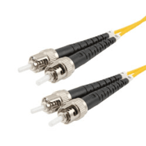 Fiber Optic Patch Cable ST to ST Duplex - 9/125 Single mode OS1 - LSZH