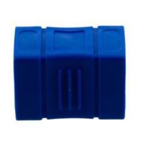 ShowMeCables Cat 5e Molded RJ45 F/F Coupler Blue