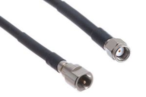 FME Male to Reverse Polarity SMA Male Low Loss 195 Coaxial Assembly 